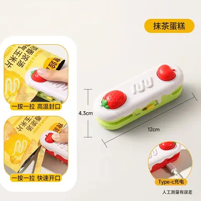 Mini food sealer, 2-in-1 clip and storage box - 6