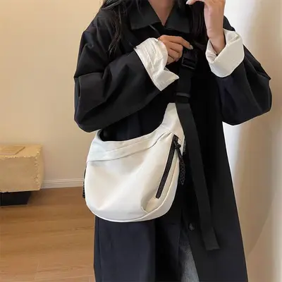 Waterproof Oxford Fabric Large Capacity Dumpling Bag Crossbody Bag Women Niche New Versatile Casual Trendy Shoulder Bag
