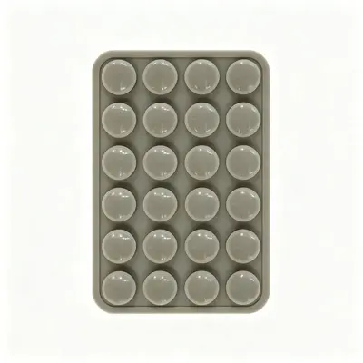 Silicone Phone Holder with 24 Suction Cups, Double-Sided, Drill-Free - 9