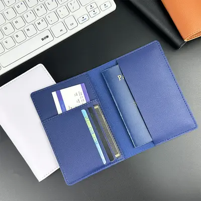 Çoklu kart yuvalı deri pasaport koruma seti pu kalınlaştırılmış deri çok fonksiyonlu pasaport çantası seyahat pasaportluk