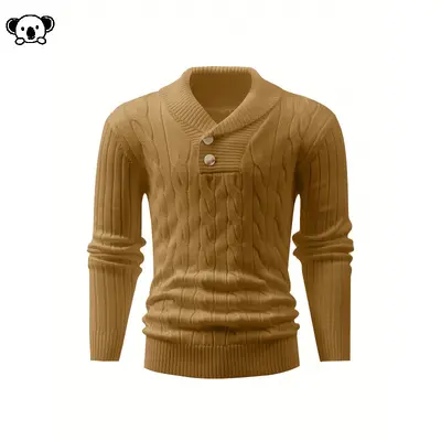 D 54395 Herren Slim Fit Strickpullover - 9