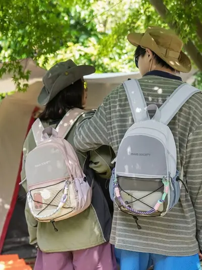 Outdoor Color-Block Backpack for Hiking and Camping - 3