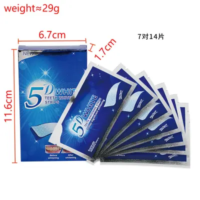 5D Teeth Whitening Strips, Color Correcting - 4