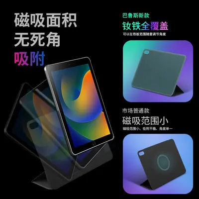 Magnetische iPad-Schutzhülle für Modelle 2022, 10. Generation, 10,9 und 11 Zoll, drehbar,