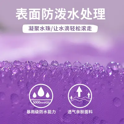 Reusable Full-Body Rain Poncho for Adults and Children, Thickened, Lightweight