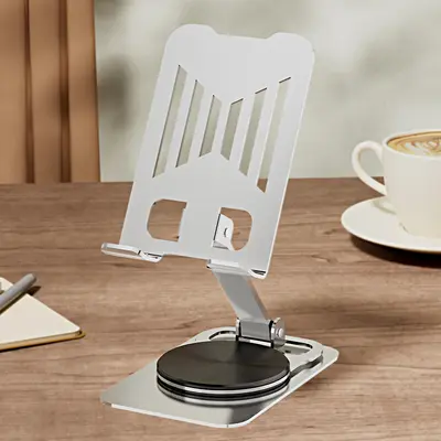 Aluminum Alloy Rotating Desktop Phone Holder - 9