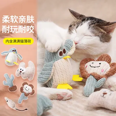 Catnip Plush Cat Toy, Bite-Resistant - 5
