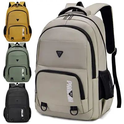 Men's Backpack for Travel and Business, High School Schoolbag
