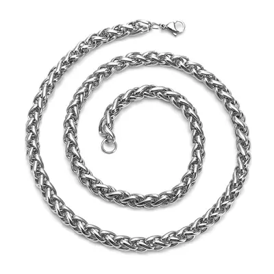 Paslanmaz Çelik Dragon Kemik Kolye Moda Minimalist Çok Amaçlı DIY Titanyum Çelik Düz Zincir Sepet Zinciri Solmayan Kolye Aksesuar Zinciri