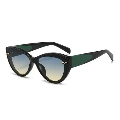 Retro Cat-Eye Sunglasses with Oversized Butterfly Frame for Women - 6
