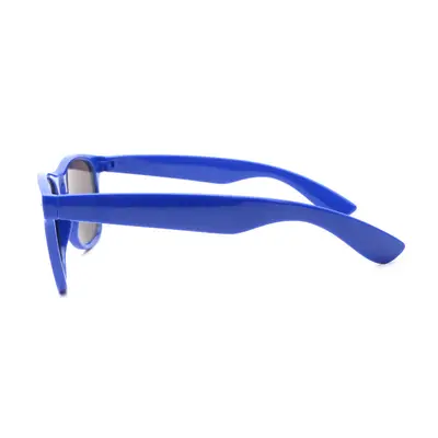 Men's Solid Color Metal Stud Sunglasses with Custom Logo - 4