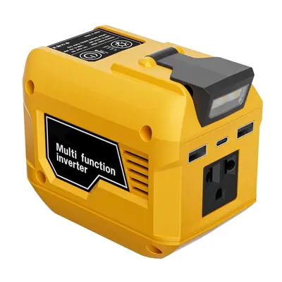 250W Araç Tipi İnvertör, Milwaukee, DeWalt, Makita 18V-20V Pil Uyumlu, 110V/220V - 7