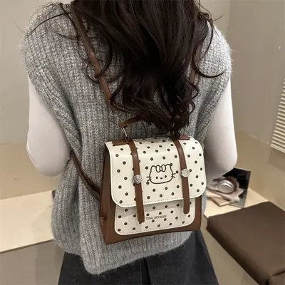 Women's Mini Backpack, Preppy Style Cute Handbag with Shoulder Strap