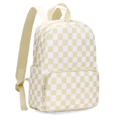 Polyester-Rucksack mit Rautensteppung, Reiserucksack