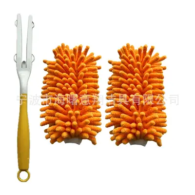 Swiffer-Style Chenille Duster with Washable Replacement Cover - 9
