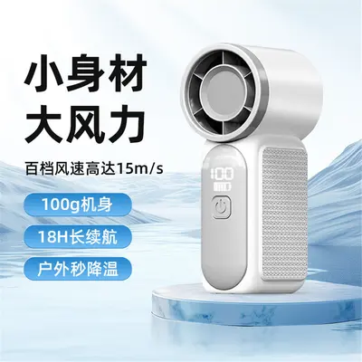 Sınır Ötesi Viral Ürün X688 Yüksek Hızlı Mini Taşınabilir El Fanı USB Uzun Pil Ömrü Türbülans Güçlü Taşınabilir Açık Hava Küçük Fanı