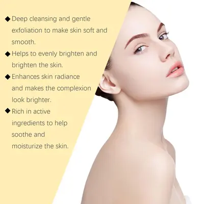 HOYGI Turmeric Collagen Peel-Off Face Mask, Gentle Cleanser and Moisturizer - 4