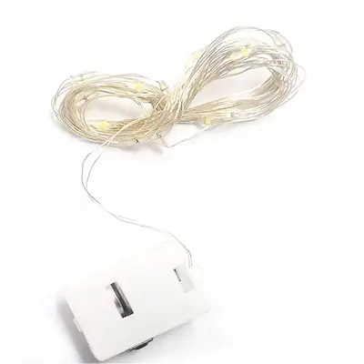 Bakır tel lamba led küçük renkli ışıklar yanıp sönen dize ışıklar yıldızlı gökyüzü ışıkları doğum günü atmosferi ışıkları kek çiçek buketi dekorasyon