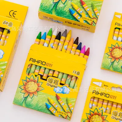 Çocuk pastel boya seti renkli kalemler okul öncesi ilkokul hediye