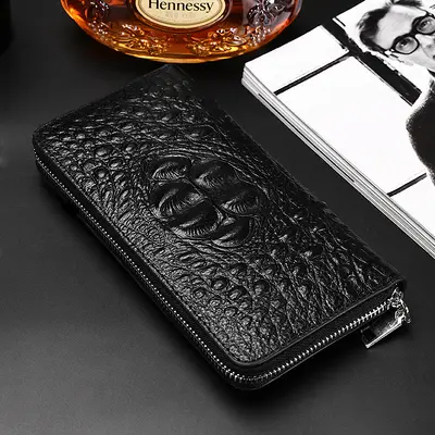 3D Dragon Unisex Zip Wallet with Large Capacity Card Holder and Clutch - 8