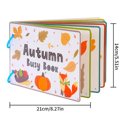 Seasonal Theme Sticker Book for Children, Preschool Activity Book - 9