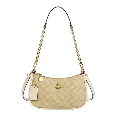 Women's Shoulder Bag Vintage Floral Print Light Luxury Textured Underarm Crossbody - 7