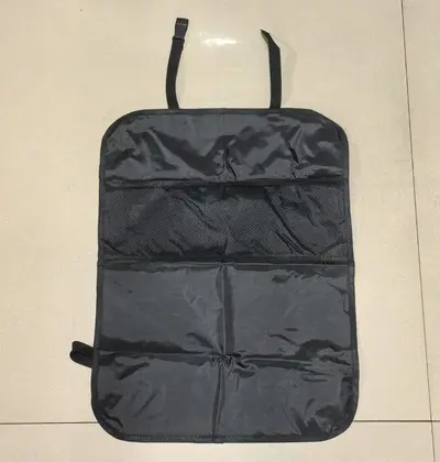 Car Seat Back Organizer with Pockets, Kick Protector Pad - 8