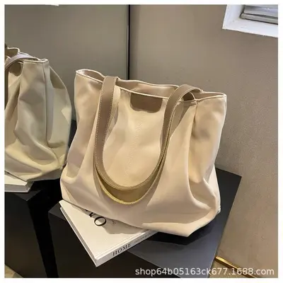 Canvas Tote Bag, Large Capacity, Simple Design for Women - 7