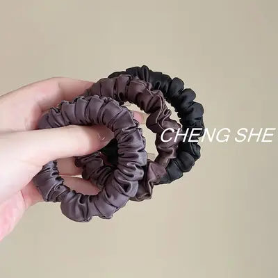 Hair-Friendly Small Black Hair Ties for Everyday Use