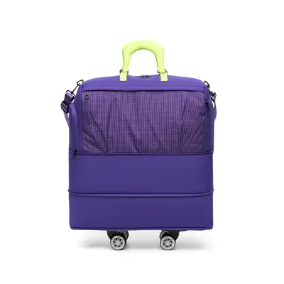 Extra-large travel bag expandable, wet and dry compartments - 7