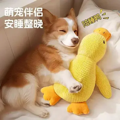 Squeaky Chew-Resistant Duck Dog Toy for Small to Medium Dogs - 2