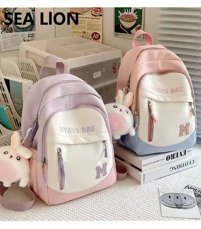 Rucksack für grenzüberschreitende Bildungsreisen, kleiner Rucksack für Kinder, Reiserucksack für Mädchen, Ausflugsrucksack für Grundschüler, leichter Frühjahrswanderrucksack. - 10