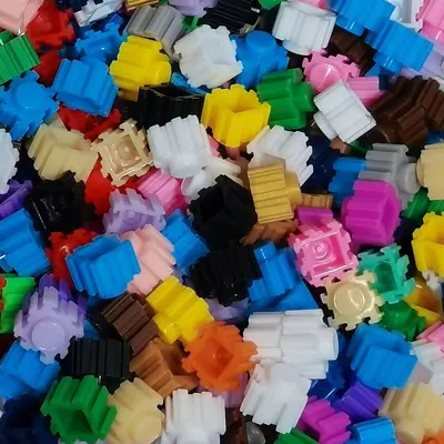 Partikel-Figuren-Bausteine, Kinder-Stressabbau-Spielzeug, LEGO-kompatibel - 7
