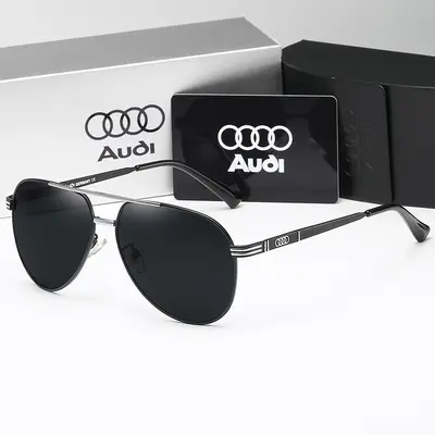 Солнцезащитные поляризованные HD очки Audi 4S Store в том же стиле для мужчин и женщин, модные стройнящие очки для езды на велосипеде и вождения на открытом воздухе - 6