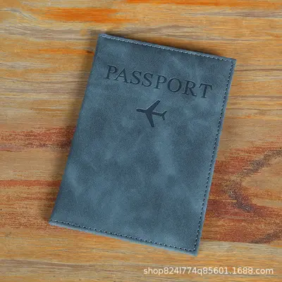 New Popular Cross-Border Passport Protective Case PU Passport Holder Ticket Holder Spot Wholesale Factory Direct Sales Wholesale - 8