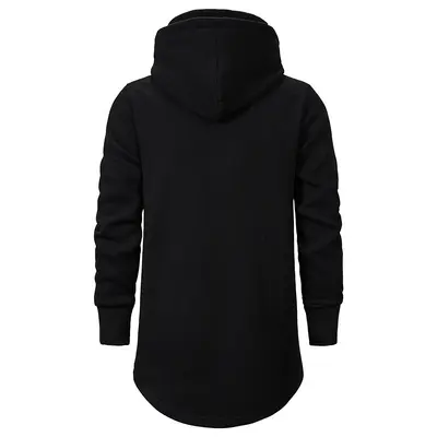 Men's Casual Hooded Fake 2-Piece Long Sweatshirt, Spring Style