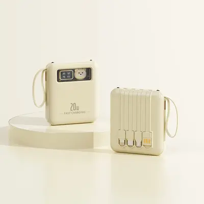 Neue interne Kabelmodell, Mini-Cartoon-Muster 10000mAh Powerbank, großkapazitive mobile Stromquelle, individuell bedrucktes Geschenk. - 11