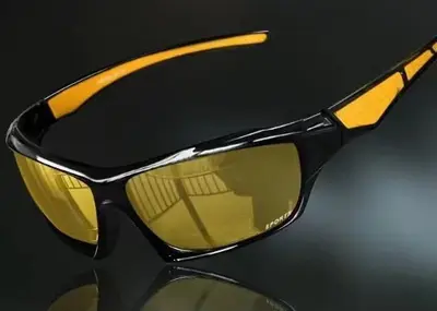 Men's Fashion Sunglasses with Colored Coating Night Vision Driving Cycling - 9