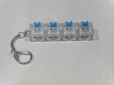 3D打印下沉式底座1键2键4键3键机械减压按键玩具解压钥匙扣试轴器 - 10