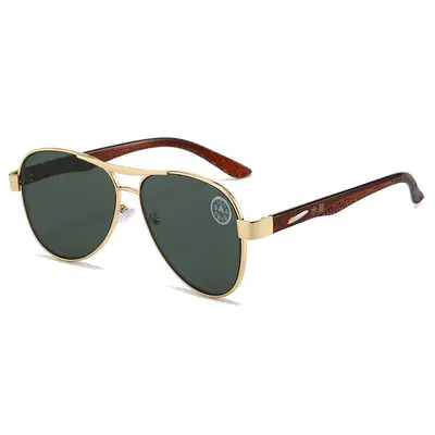 Men's Crystal Glass Sunglasses for Driving, Plain Lens - 9