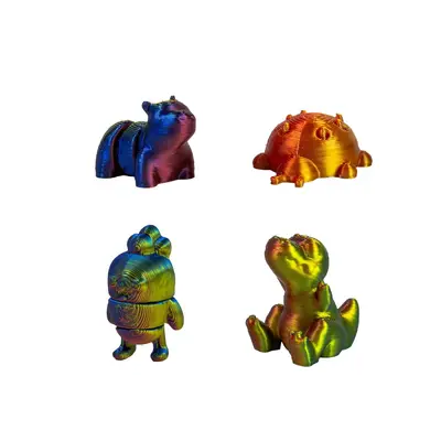 Mini Multi-Joint 3D Printed Animal Figurine, Colorful, Cute Creative Toy