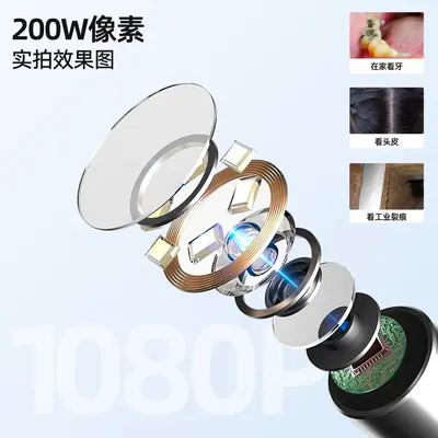 HD Dental Camera Oral Endoscope LED Light Waterproof