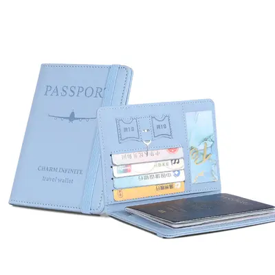Pasaport koruma kılıfı, PU, elastik bantlı - 7
