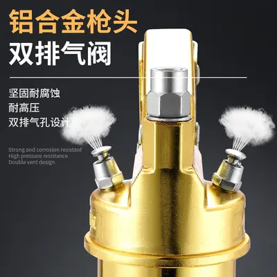 Heavy-Duty Grease Gun, Manual Double Lever, High Pressure