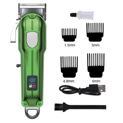 Electric Hair Clipper for Carving and Styling, Bald Head Trimmer - 10