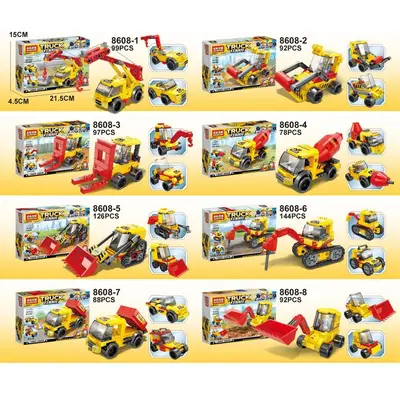 Lele Brüder Klemmbausteine klein, mit Mini-Figuren, Blindbox-Spielzeug - 3