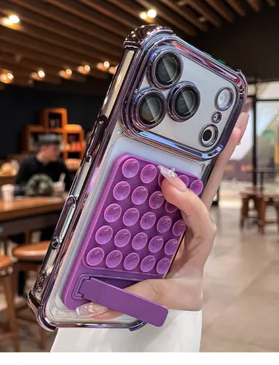 iPhone 17 Pro Max silicone suction bracket phone case - 10