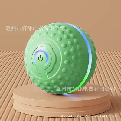 Silent Electric Bouncing Chew Ball Toy for Cats and Dogs - 11