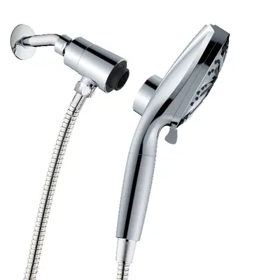 Booster Shower Set with 8-Mode Exposed Shower Head and Back Spray - 11