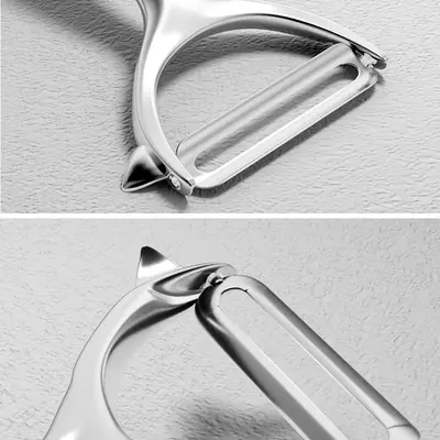 Stainless steel vegetable peeler, potato, melon and fruit knife